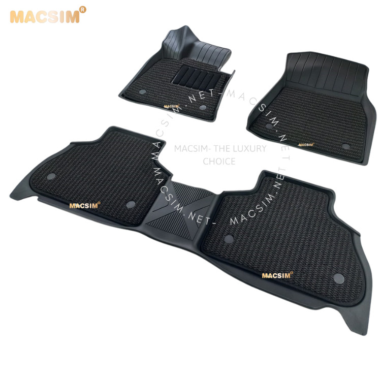 Thảm lót sàn ô tô 2 lớp cao cấp dành cho xe BMW X5 NEW 2019+ nhãn hiệu Macsim 3w chất liệu TPE