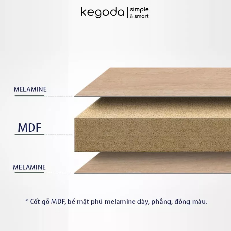 Kệ Gỗ Đầu Giường Có Ngăn Kéo Handi Thương Hiệu KEGODA KGD82