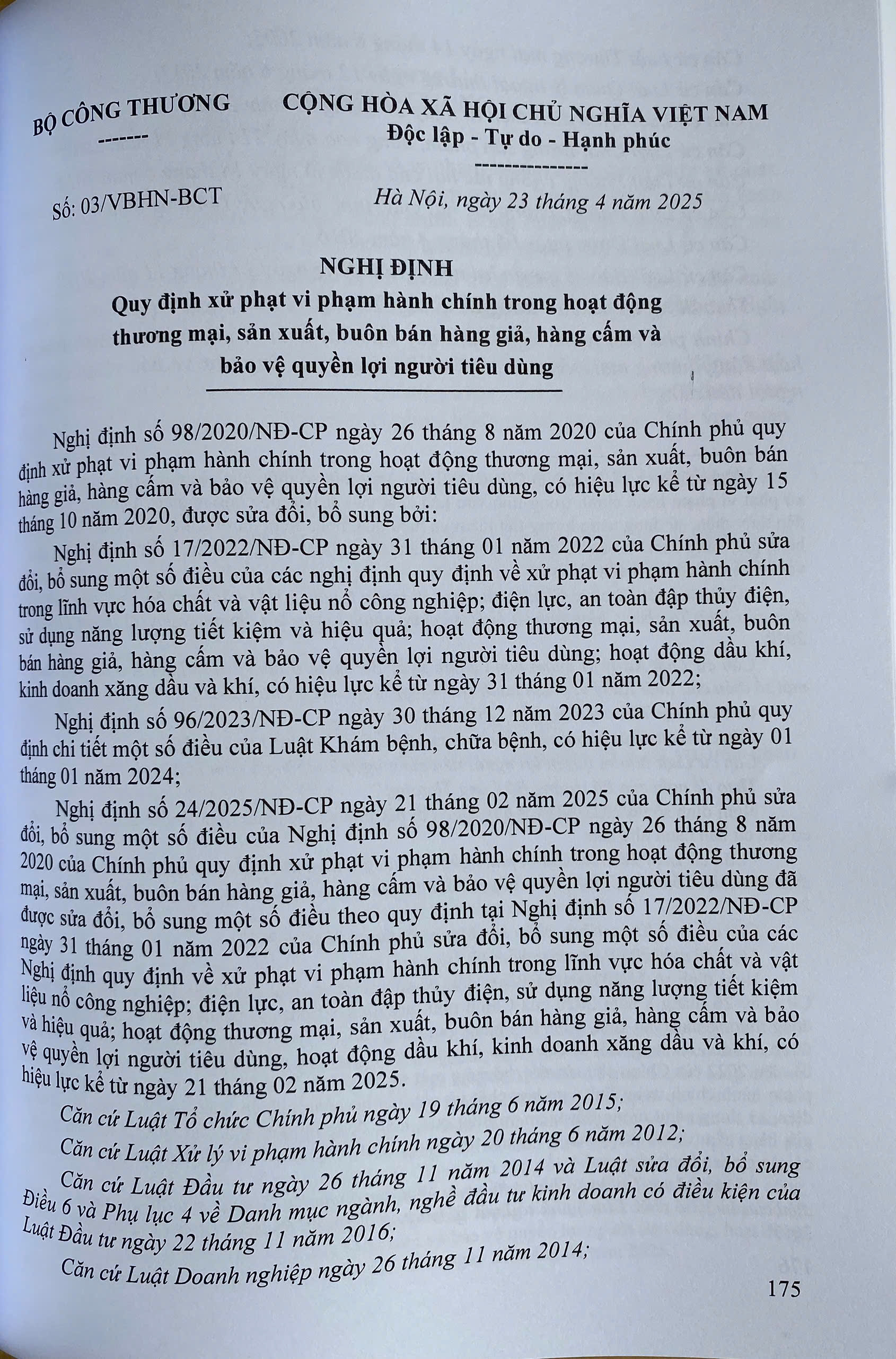 Luật Chất Lượng Sản Phẩm, Hàng Hoá ( Sửa Đổi, Bổ Sung Năm 2025 ) Văn Bản Quy Định Chi Tiết Thi Hành