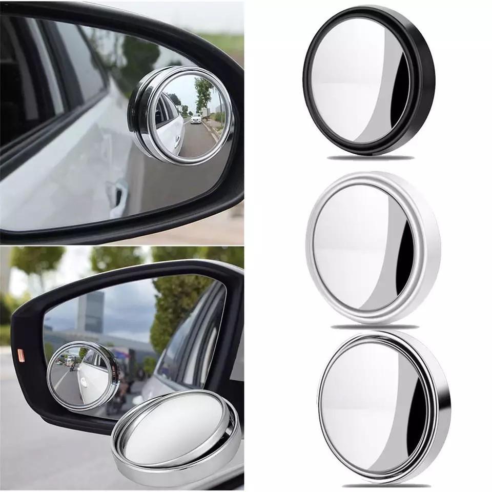 Bộ 2 gương cầu kính lồi, chiếu hậu xóa điểm mù xe hơi, ô tô, xe tải tăng độ an toàn khi tham gia giao thông GIÁ TỐT