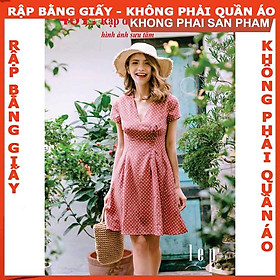 Rập đầm tay ngắn - Rập giấy mã 481 (BẢN VẼ)