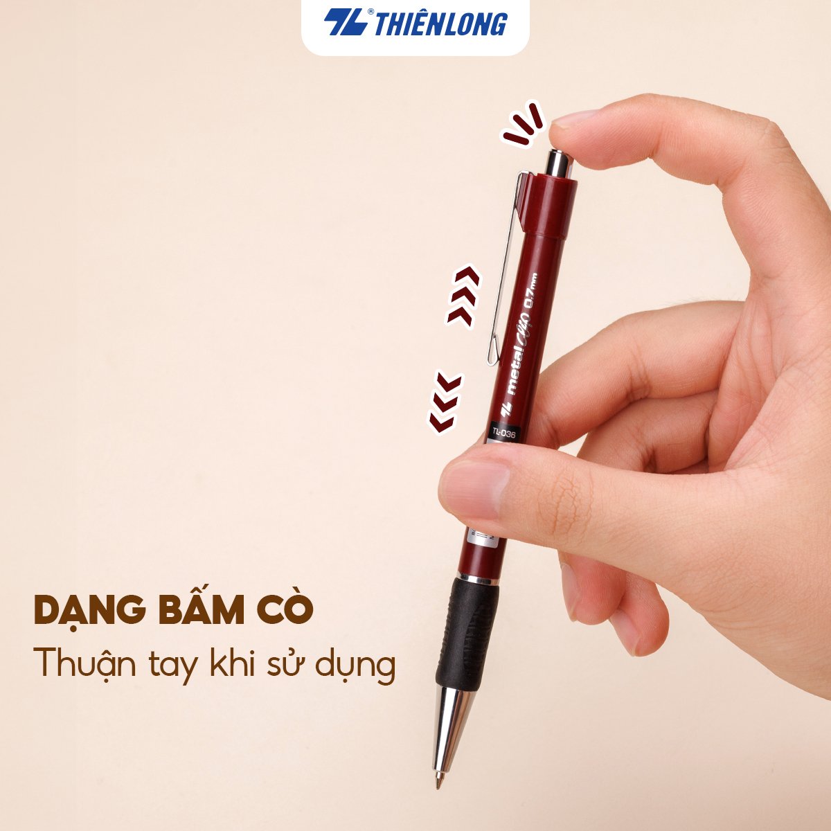 Combo 10 Bút Bi Thiên Long TL-036 1.0mm