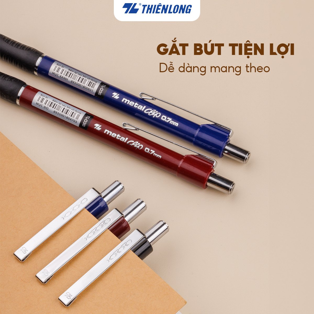 Combo 10 Bút Bi Thiên Long TL-036 1.0mm