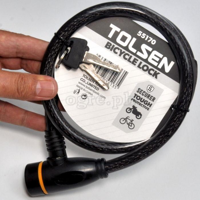 Ổ KHÓA DÂY 80cm TOLSEN 55170 - HÀNH CHÍNH HÃNG