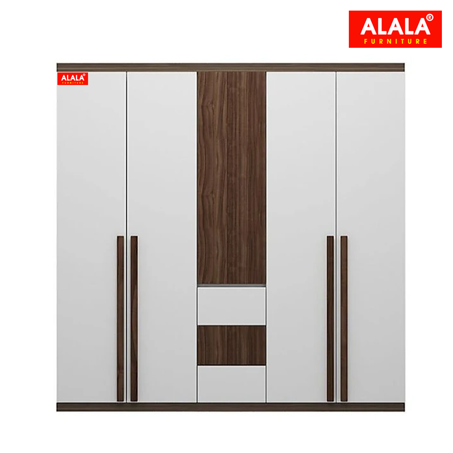 Tủ quần áo ALALA267 (2mx2m) gỗ HMR chống nước - www.ALALA.vn - 0939.622220