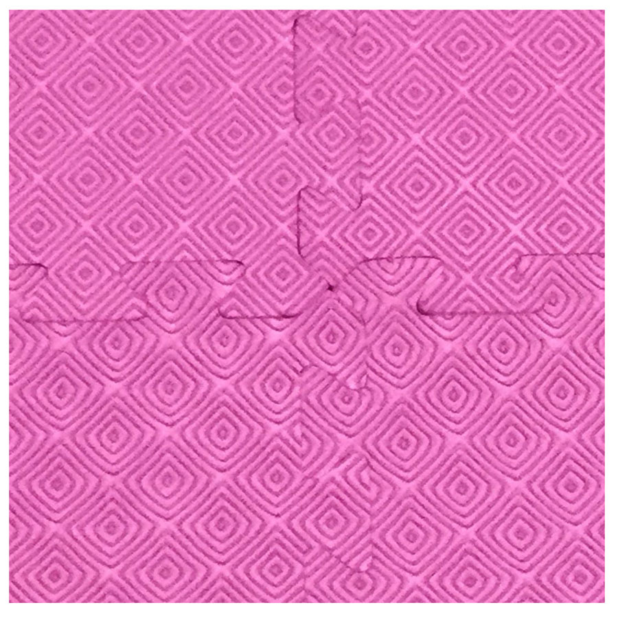Bộ 4 tấm Thảm xốp lót sàn an toàn Thoại Tân Thành - màu hồng (60x60cm)