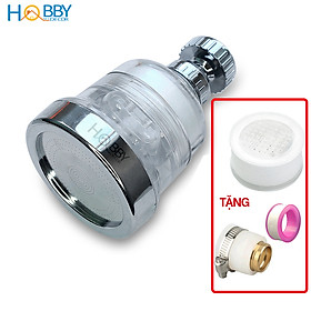 Đầu vòi tăng áp 3 chế độ có đầu lọc cặn HOBBY Home Decor VSTA3