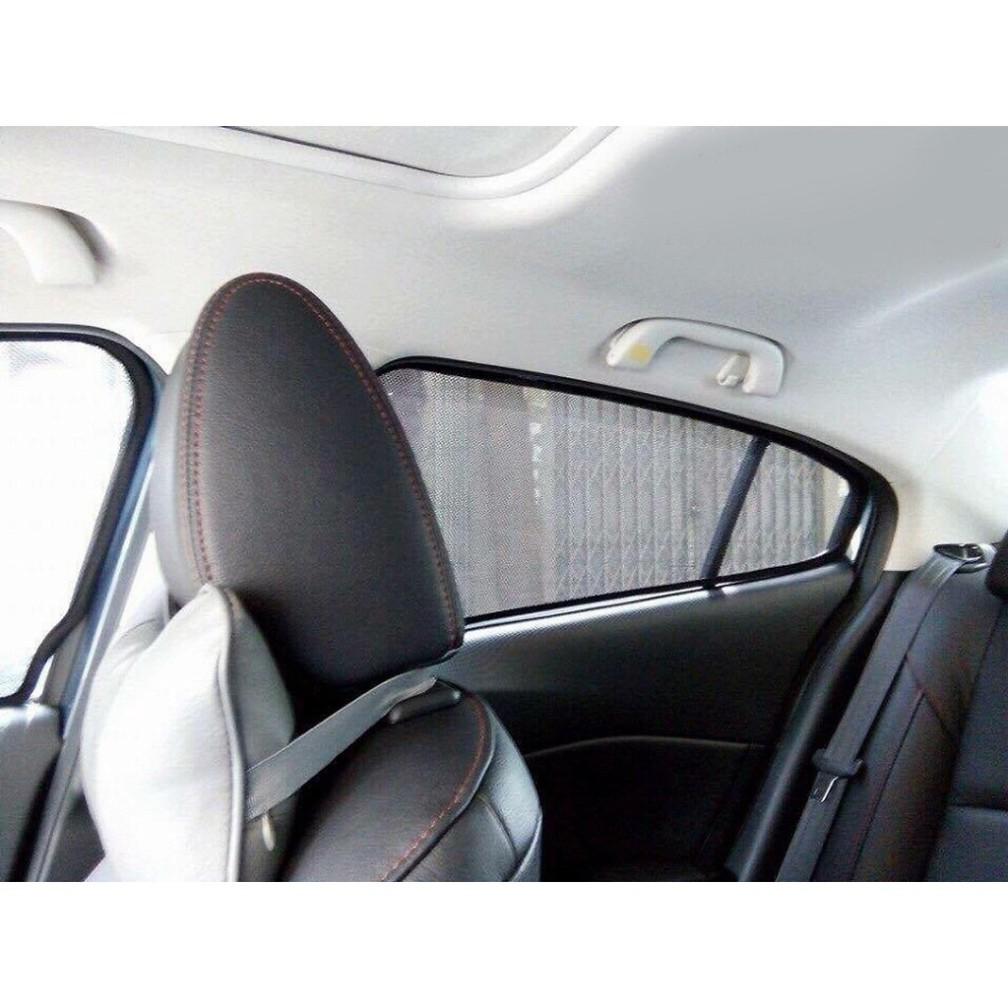 Chắn nắng cửa xe dành cho HONDA CITY 2021-2020, bộ rèm chắn nắng vải lưới gắn nam châm hút