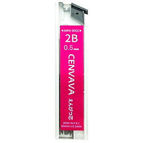 Ruột Chì 0.5mm 9002 - Mẫu 3 - Thân Hộp Màu Hồng