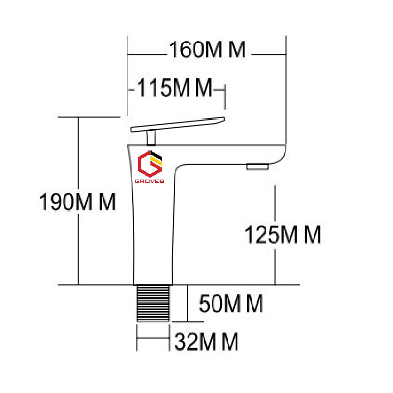 Vòi rửa mặt GR5503B