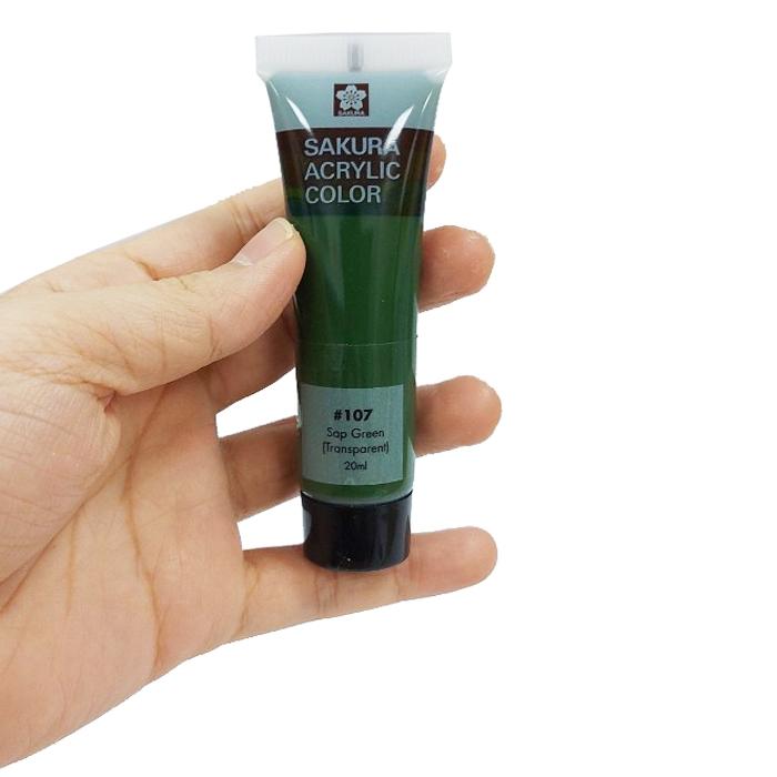 Màu Vẽ Acrylic Sakura 20ml XAC20#107 - Sap Green