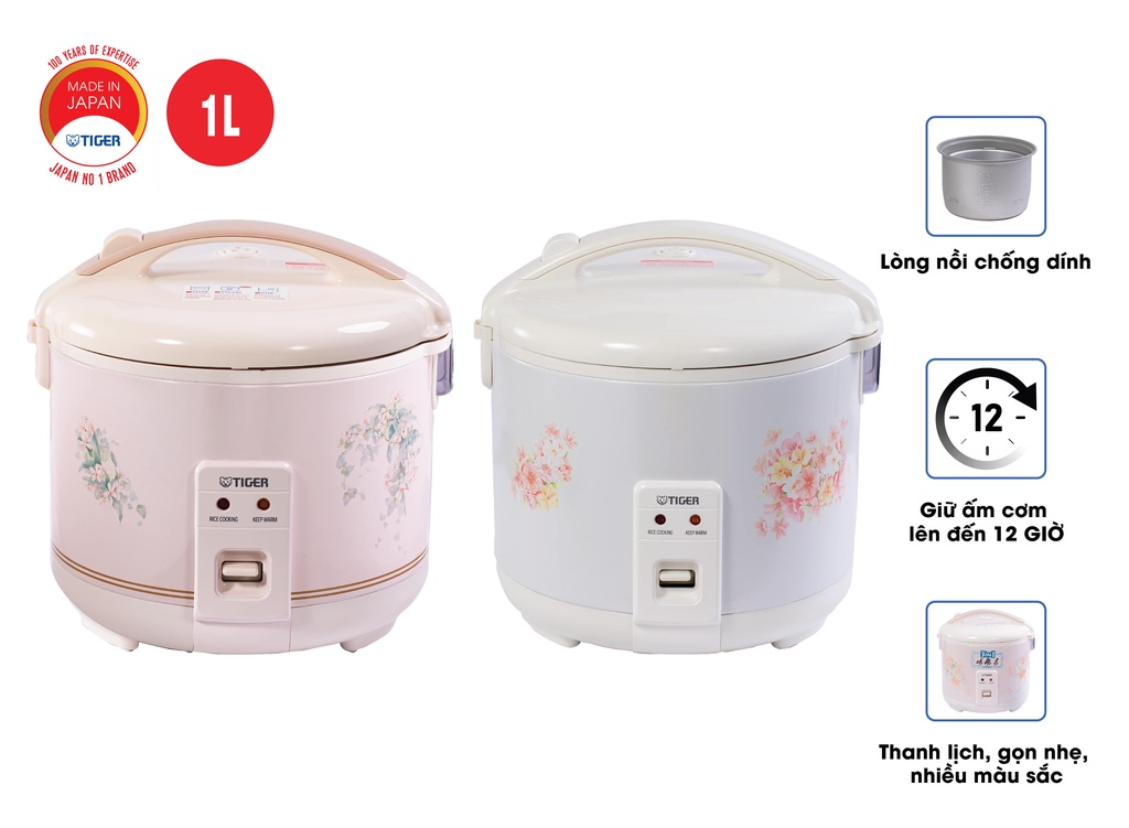 Nồi cơm điện Tiger JNP 1000 - Hàng nhập khẩu