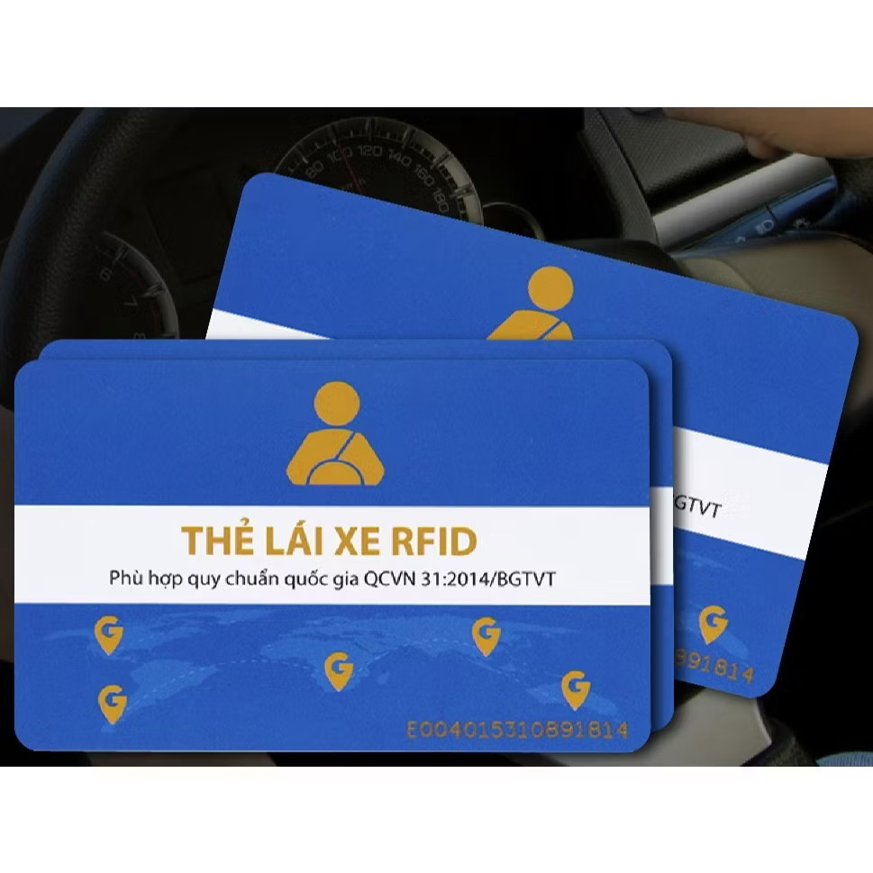 Thẻ lái xe đa năng RFID. Quẹt được tất cả hãng hộp đen. Có ghi thẻ lái xe cho tài xế