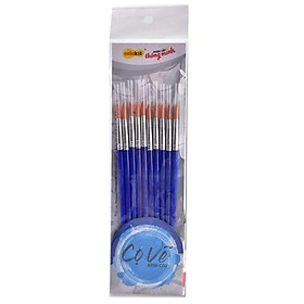 Vỉ 10 Cây Cọ Vẽ Colokit BRW-C02