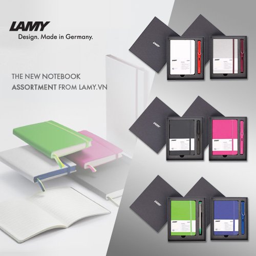 Gift Set Lamy Notebook A6 Softcover White + Lamy Safari White - GSA6-Sa0026