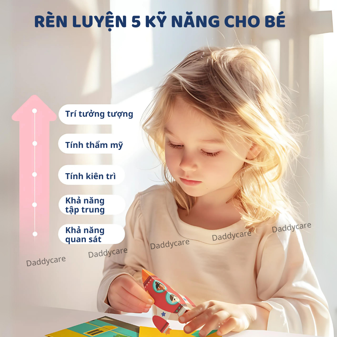 Giấy Gấp Origami Mideer Origami 3 cấp độ, Đồ Chơi Thủ Công giáo dục sáng tạo Cho Bé