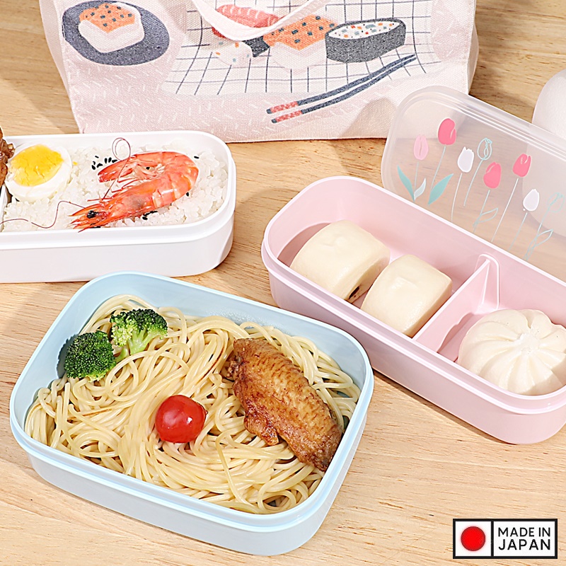 Hộp Cơm chia ngăn Nakaya Bento Tulip size L 650ml - Hàng nội địa Nhật Bản nhập khẩu chính hãng