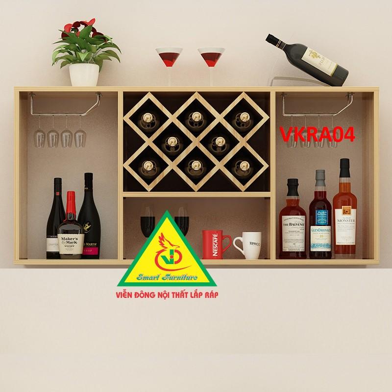 Kệ trang trí treo tường VKRA04 - Nội thất lắp ráp