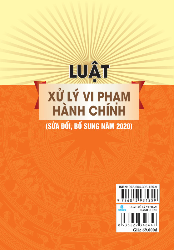 Sách - Luật Xử Lý Vi Phạm Hành Chính (Sửa đổi, bổ sung năm 2020) - ndbooks