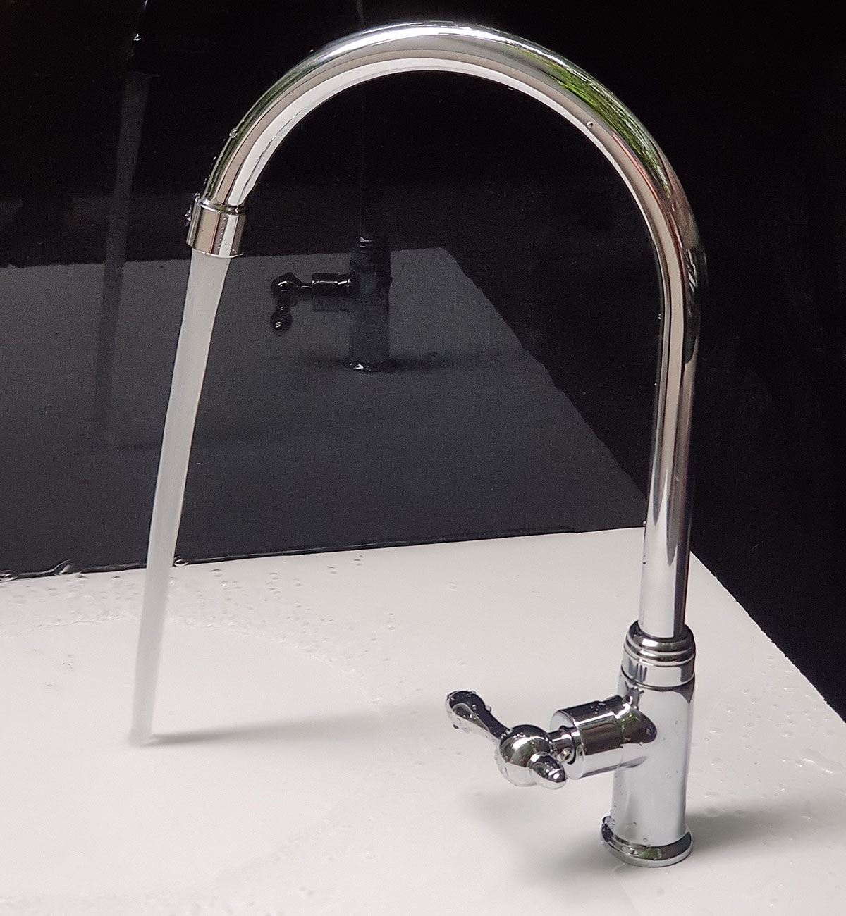 Vòi rửa chén lạnh Eurolife EL-RC02 (Trắng bạc)