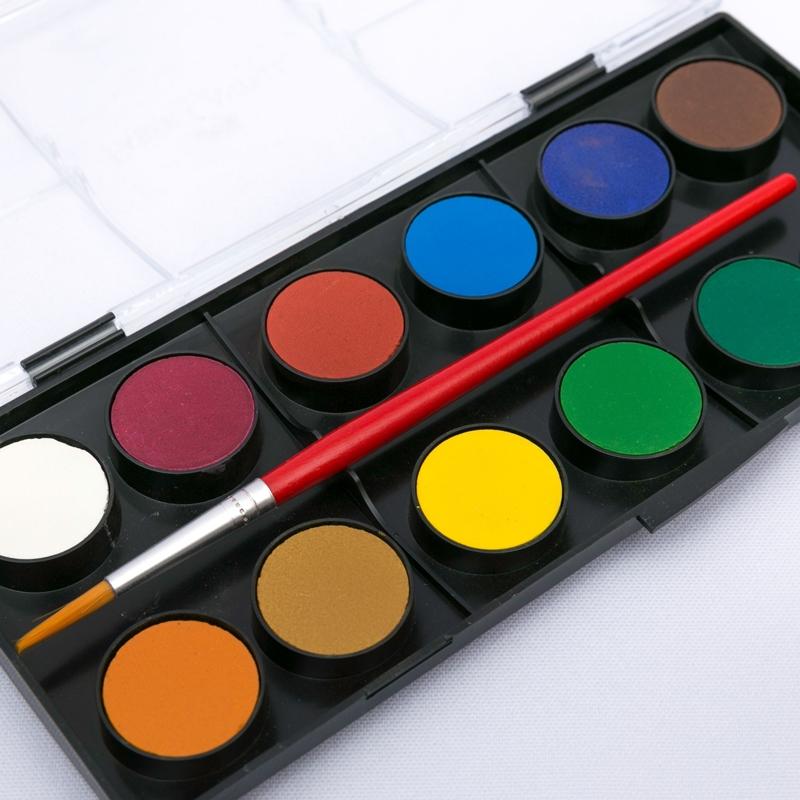 Khay Màu Nước -12 Bánh Màu 125011 Faber Castell