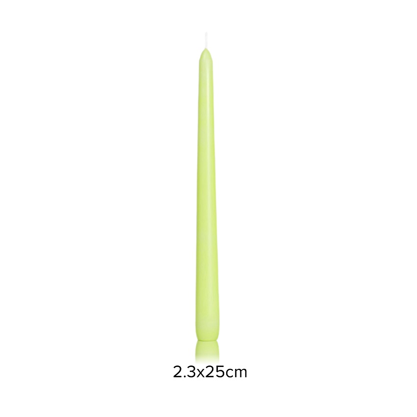 Hộp 6 nến thơm taper Eden Candle FTRAMART EDC2331 25 cm (Xanh mạ non)
