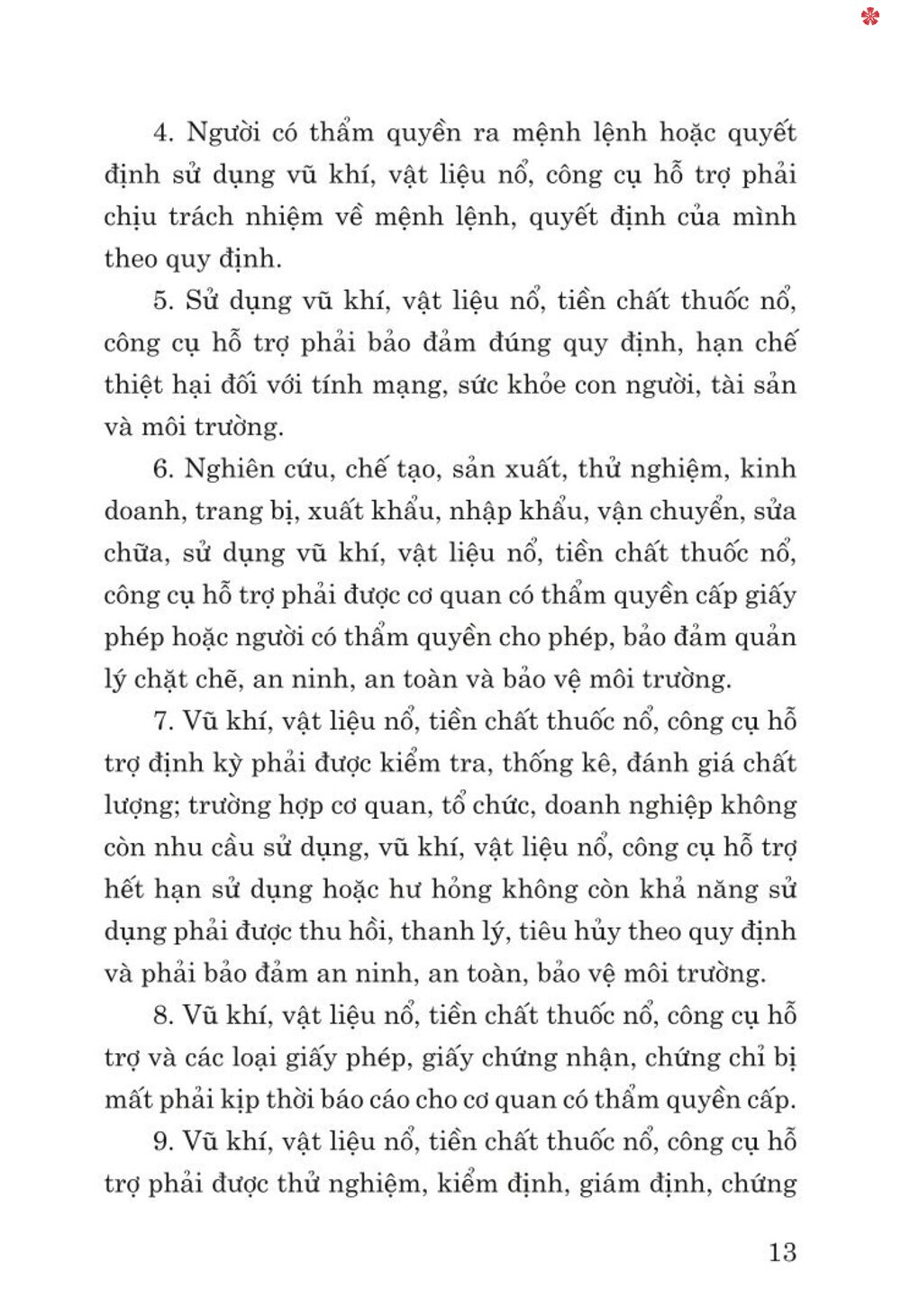 Luật quản lý, sử dụng v.ũ k.h.í vật liệu n.ổ và công cụ hỗ trợ năm 2024 - bản in 2024