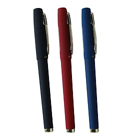Vĩ 3 cây viết gel Pc Ngòi 0.5/0.7mm xanh đỏ đen 