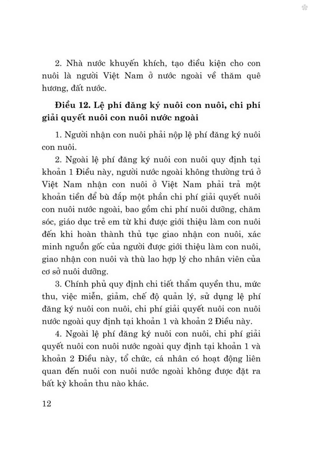 Luật nuôi con nuôi năm 2010 - bản in 2024