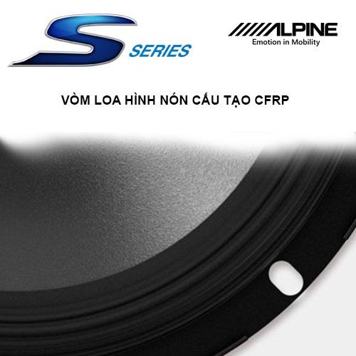 S-S65C Loa xe hơi thành phần (phân tần) 2 chiều 6.5 inch chính hãng Alpine