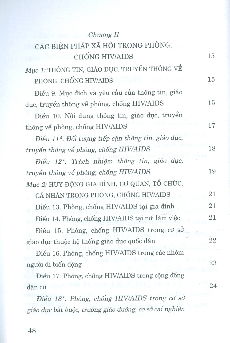 Sách Luật Phòng Chống Vi Rút Gây Ra Hội Chứng Suy Giảm Miễn Dịch Mắc Phải Ở Người (HIV/AIDS) (Hiện hành) (Sửa Đổi Bổ Sung Năm 2020)