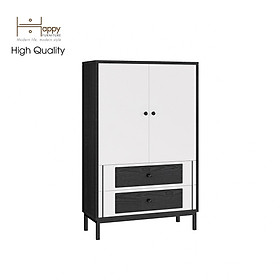 [Happy Home Furniture] TAKO, Tủ lưu trữ 2 ngăn kéo - chân sắt, 70cm x 30cm x 110cm ( DxRxC), TCM_143