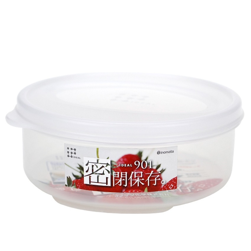 Hộp nhựa bảo quản thực phẩm đa năng loại tròn có nắp - nội địa Nhật Bản