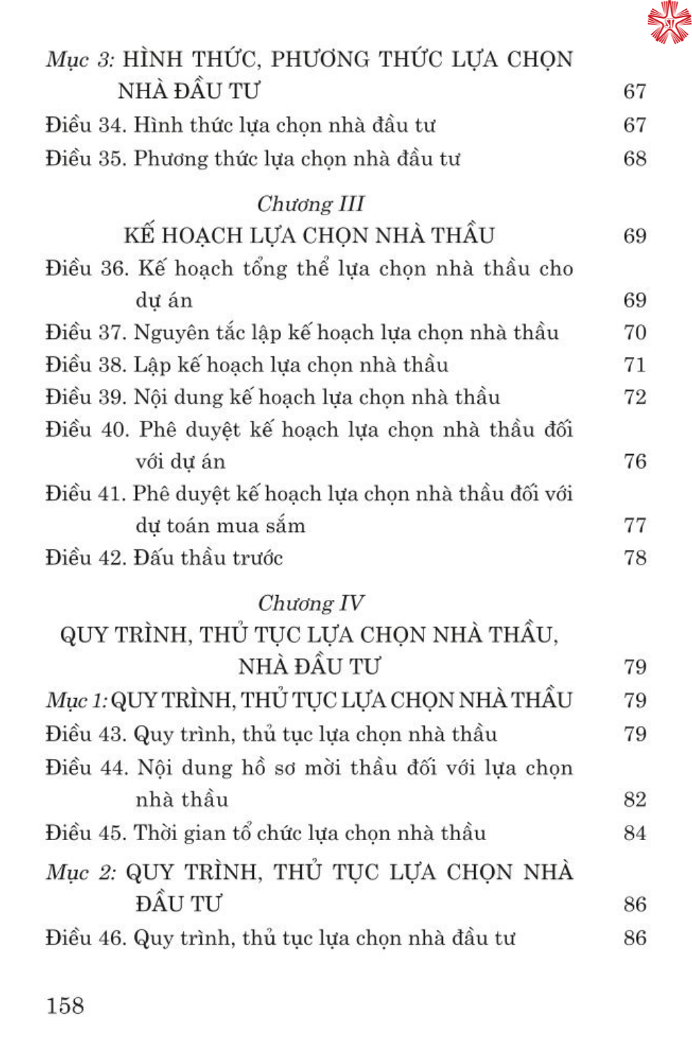 Luật đấu thầu (bản in 2024)