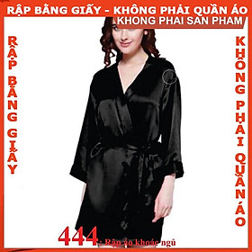 Rập giấy A0 đầm ngủ mã 444 (BẢN VẼ)