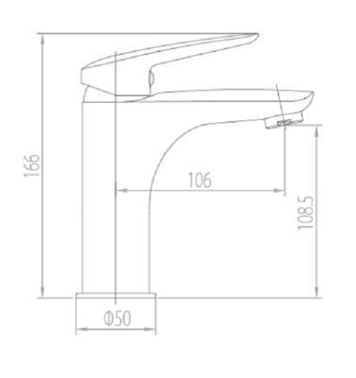 Vòi lavabo nóng lạnh ATMOR AT91263-3 (HÀNG CHÍNH HÃNG)