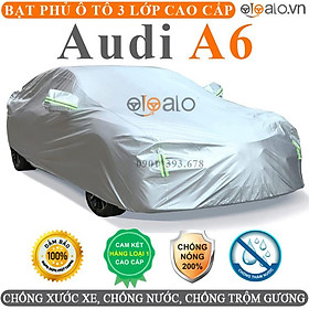 Bạt phủ xe ô tô Audi A6 vải dù 3 lớp CAO CẤP BPXOT