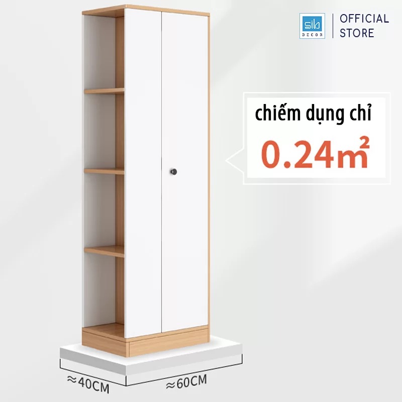 Tủ Quần Áo Phối Ngăn Để Đồ Đa Năng, Nhỏ Gọn Thương Hiệu SIB Decor TA14