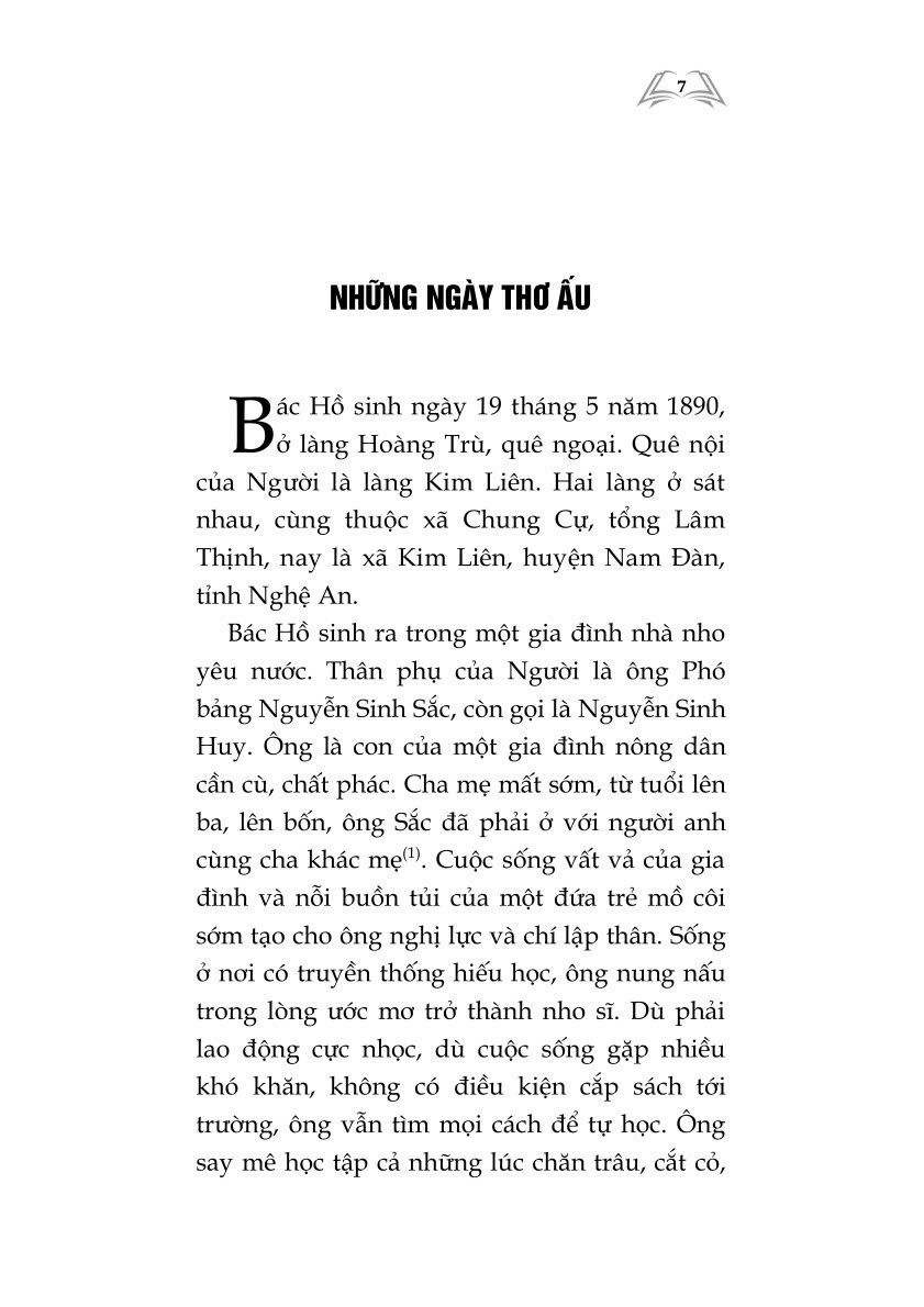 Thời niên thiếu của Bác Hồ (Xuất bản lần thứ hai)