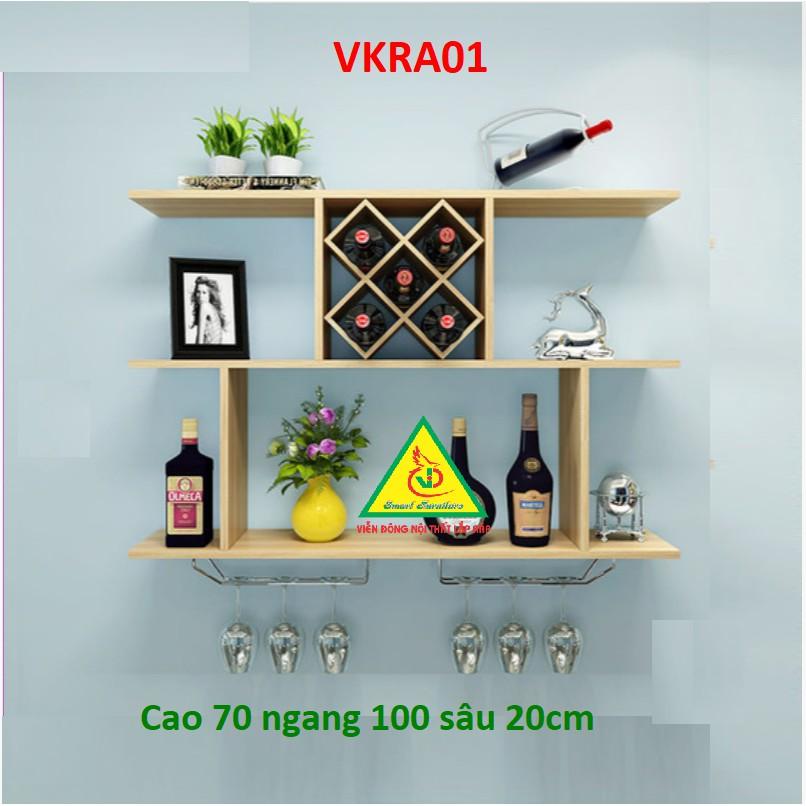 Kệ trang trí treo tường VKRA01 - Nội thất lắp ráp