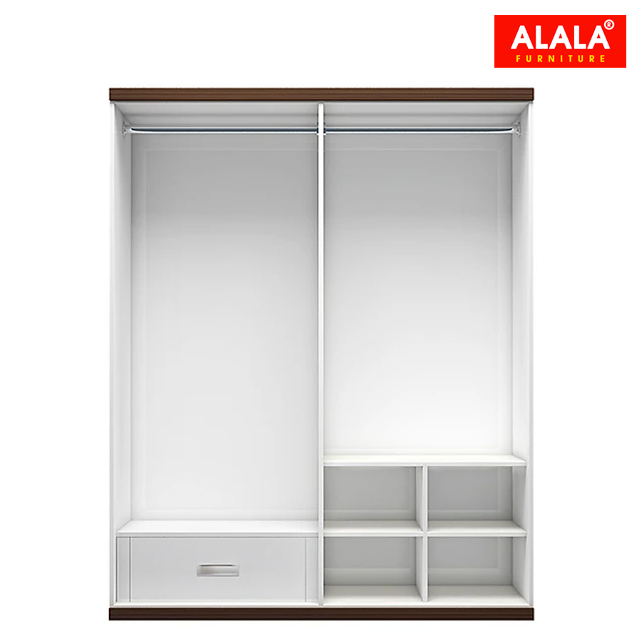 Tủ quần áo ALALA270 gỗ HMR chống nước