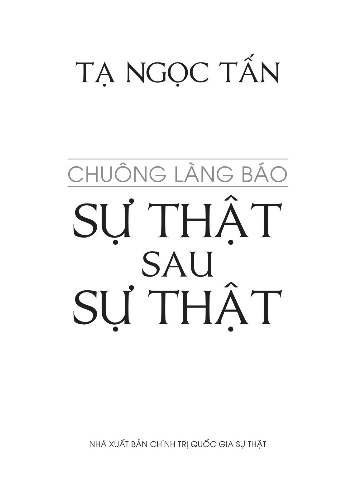 Chuông Làng Báo - Sự Thật Sau Sự Thật