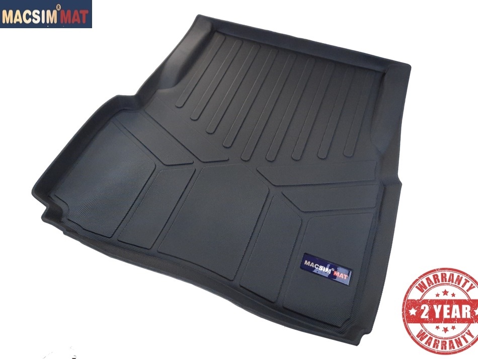Thảm lót cốp xe ô tô Maserati Quattroporte 2013-2017 nhãn hiệu Macsim chất liệu TPV cao cấp màu đen (D0212)