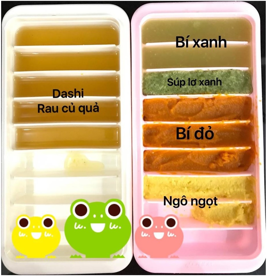 Khay trữ đồ ăn dặm cho bé Kokubo có 8 ngăn - Hàn nội địa Nhật Bản
