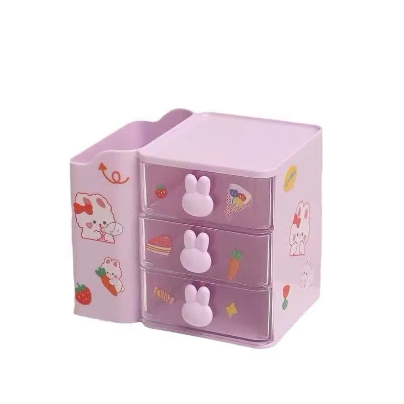 Kệ Đựng Bút Đa Năng Để Bàn – Hộp Mỹ Phẩm Đựng Đồ Trang Điểm, Tủ Để Đồ Dùng Học Tập, Văn Phòng Phẩm - HÀNG CHÍNH HÃNG MINIIN