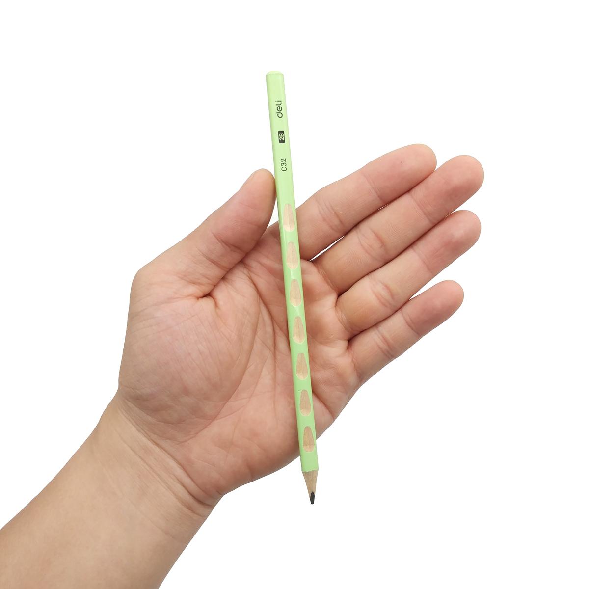 Bút Chì Định Vị Deli 2B - Phiên Bản Sơn Tùng M-TP Giới Hạn - Deli C32-2B - Màu Xanh Lá