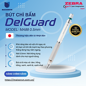 Viết chì bấm không gãy Zebra Delguard ER 0.5mm - [Chính hãng]