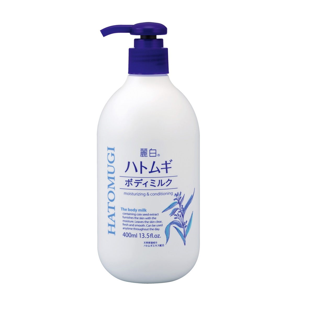 Dưỡng Thể Trắng Da Ban Đêm Reihaku Hatomugi Body Milk 29606 (Chai 400 mL)