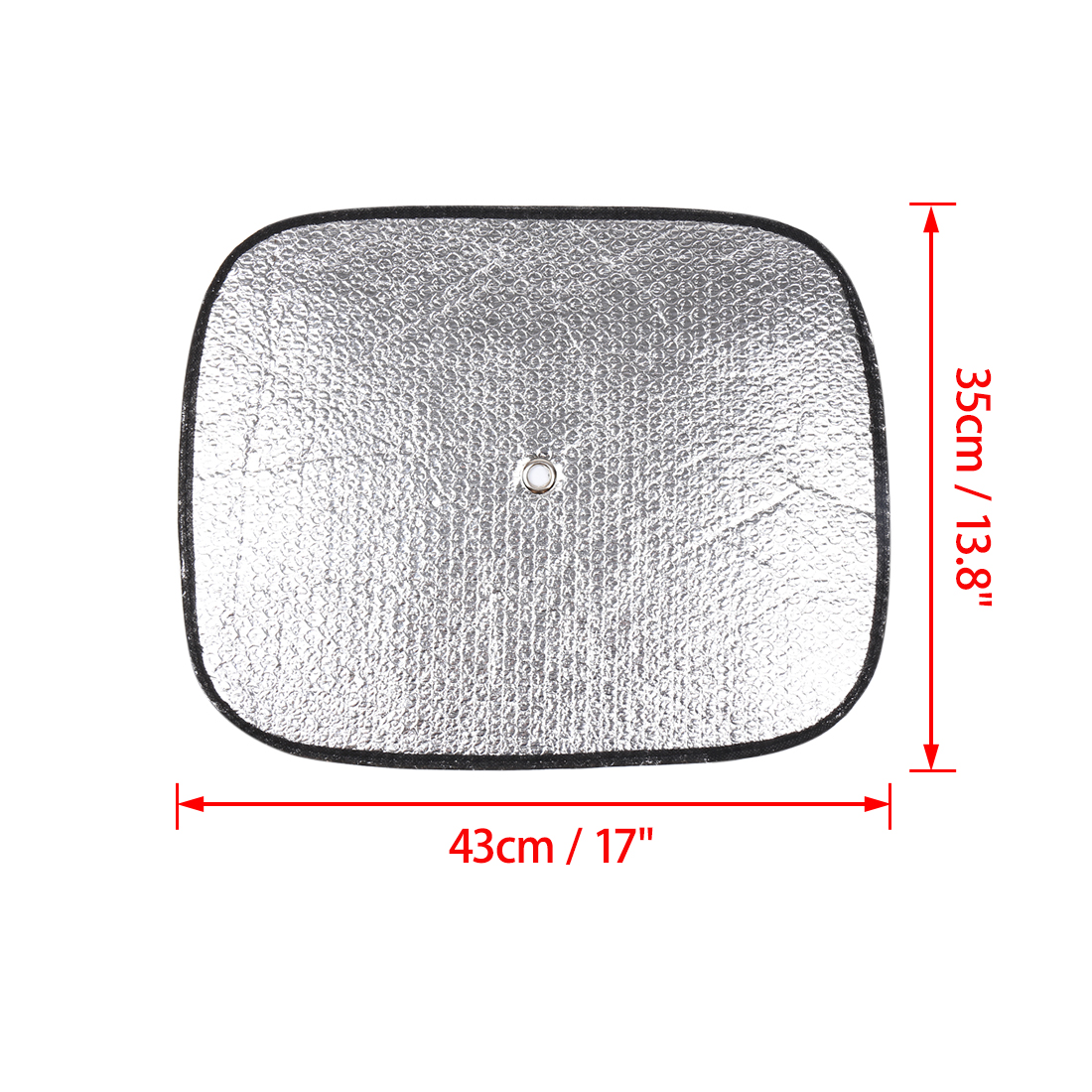 Hai Tấm Che Nắng Ô Tô Phủ Nhôm Bạc 43*35cm