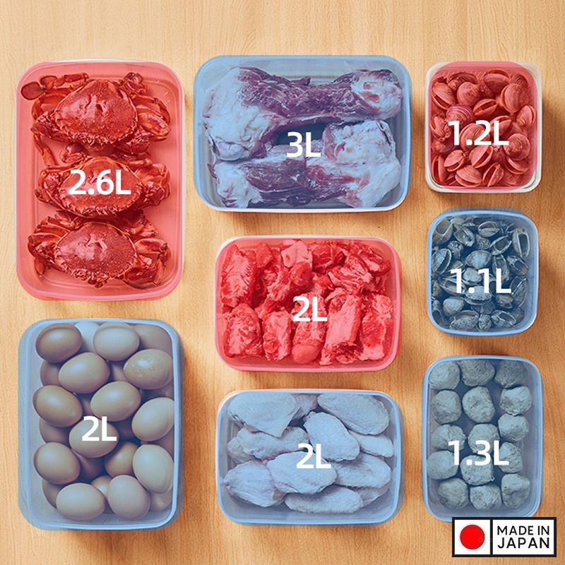 BỘ HỘP ĐỰNG THỰC PHẨM DÙNG TRONG TỦ LẠNH & LÒ VI SÓNG NAKAYA FIRM PACK - HÀNG NỘI ĐỊA NHẬT BẢN | #MADE IN JAPAN